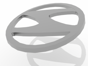 Hyundai emblem Model 3D