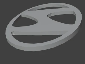 Hyundai emblem 3D Model