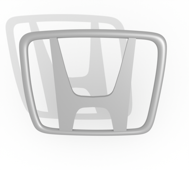 Honda emblem 3D Model .c4d .max .obj .3ds .fbx .stl .blend 