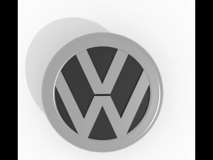 Emblema Volkswagen Modelo 3D