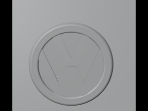 Volkswagen emblem 3D Model