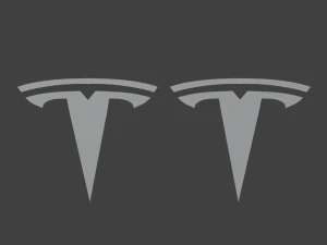 Tesla emblem 3D Model