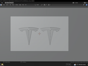 Tesla emblem 3Dモデル