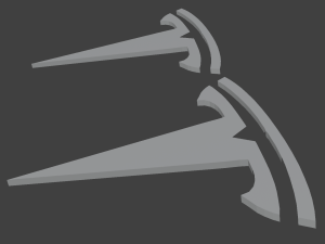 Tesla emblem 3Dモデル