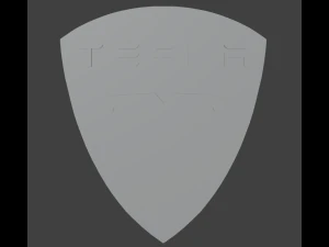 Tesla emblem 3D Model