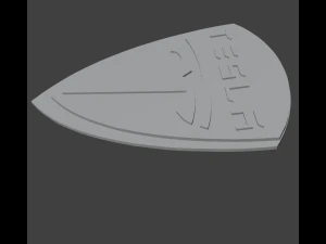 Tesla emblem 3D Model
