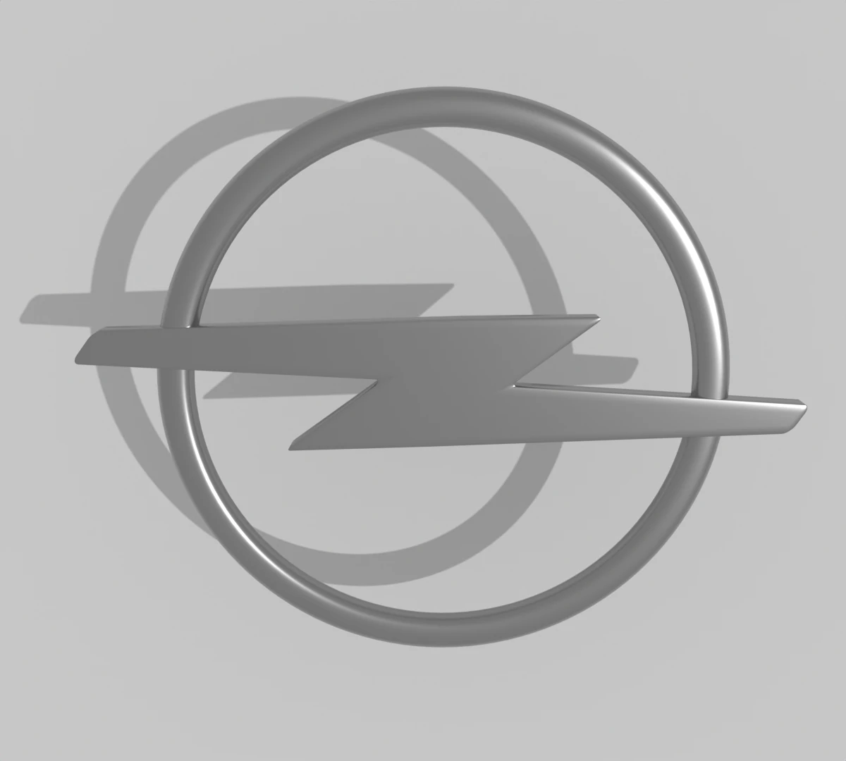 Opel emblem 3D Model .c4d .max .obj .3ds .fbx .stl .blend 