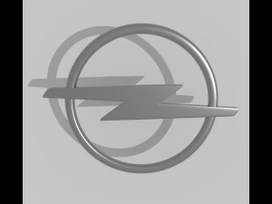Emblema Opel Modelo 3D