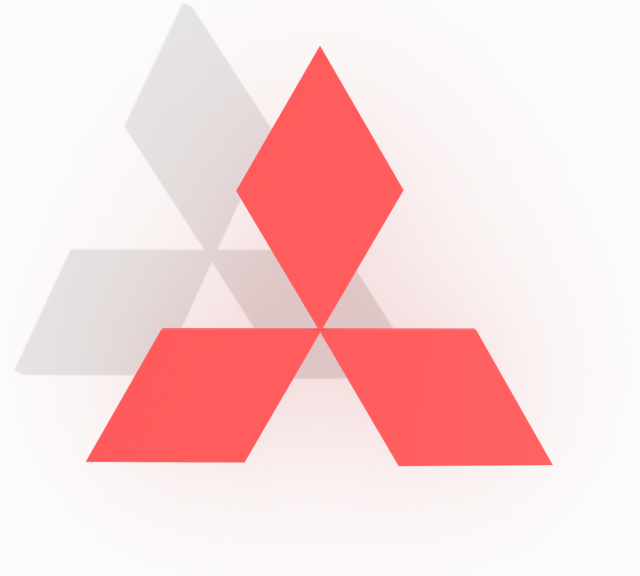 Mitsubishi emblem 3D Model .c4d .max .obj .3ds .fbx .stl .blend 