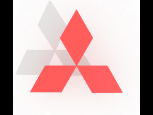 三菱徽章 3D 模型