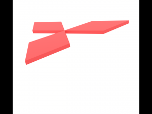 Mitsubishi emblem 3D Model