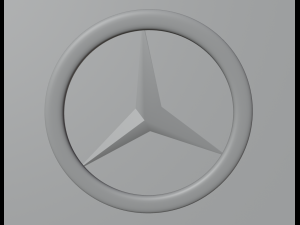 Mercedes emblem 3D Model