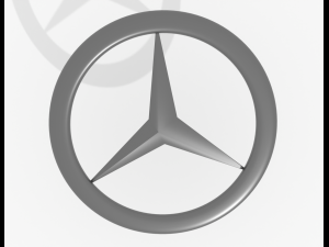 Mercedes emblem 3Dモデル