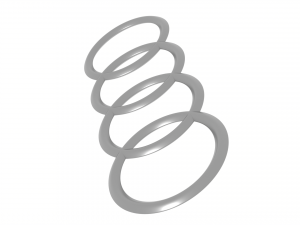 Audi emblem Modello 3D