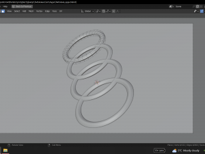 Audi emblem Modello 3D
