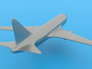 Simple plane 3D Model