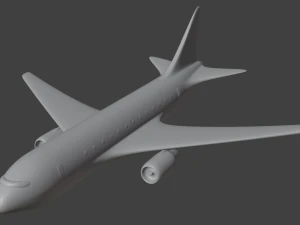 Simple plane 3D Model