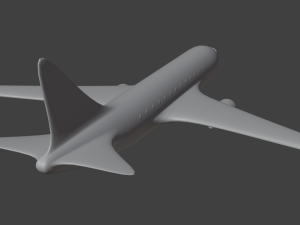 Simple plane Model 3D