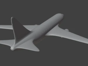 Simple plane 3D Model