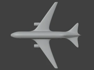 Simple plane 3D Model