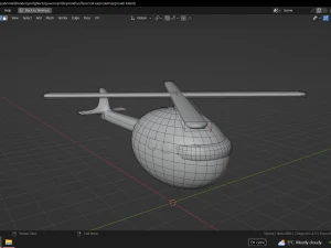 Simple helicopter 3D Model