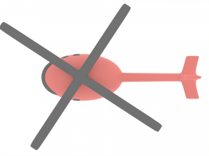 Simple helicopter Model 3D