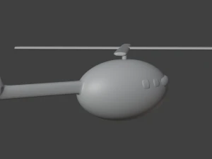 Simple helicopter 3D Model