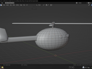 Simple helicopter Model 3D