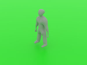 Billet of a man 3D Модель