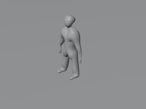 Billet of a man 3D Model