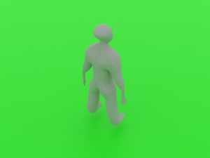 Billet of a man 3D Model