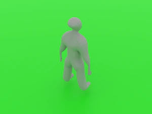 Billet of a man 3D Model