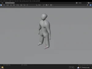 Billet of a man 3D Model
