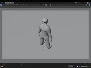 Billet of a man 3D Model