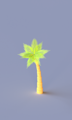 Palm 3D Model .c4d .max .obj .3ds .fbx .stl .blend 