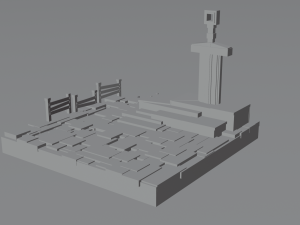 The Excalibur scene 3D Model