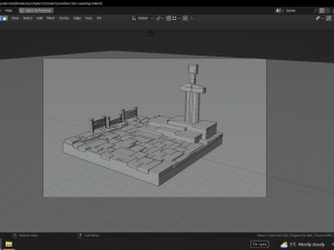 The Excalibur scene 3D Model