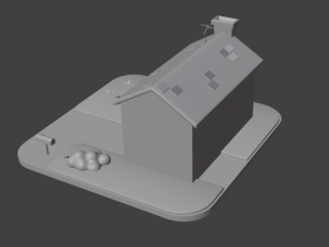 Scaled-down house 3D Modell