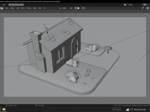 Scaled-down house 3D Modell