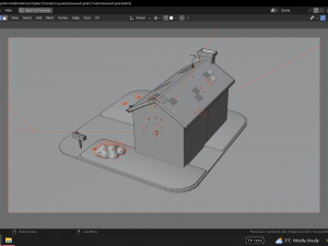 Scaled-down house 3D Modell