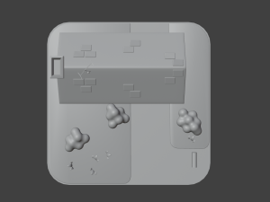 Scaled-down house 3D Modell