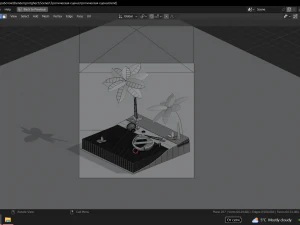 Tropical scene 3D Model