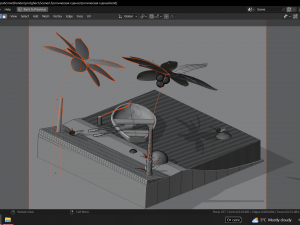 Tropical scene Modèle 3D
