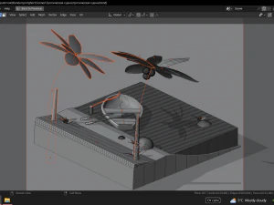 Tropical scene 3D Model