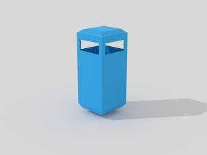 Rubbish bin 3D Model