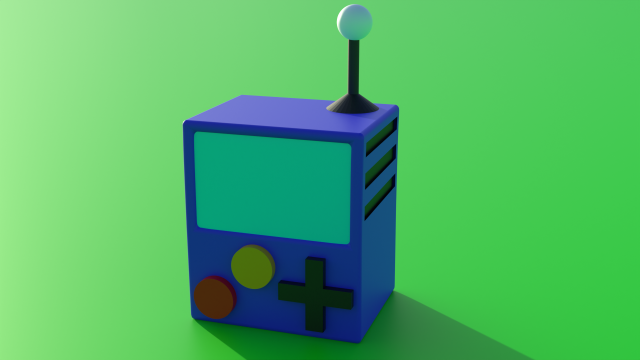 Game console 3Dモデル .c4d .max .obj .3ds .fbx .stl .blend 