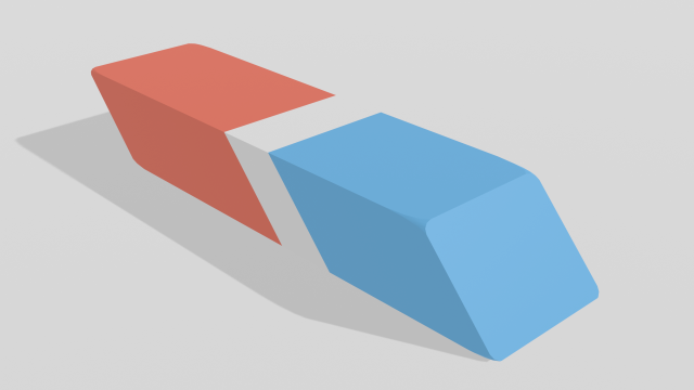 Eraser 3D Model .c4d .max .obj .3ds .fbx .stl .blend 