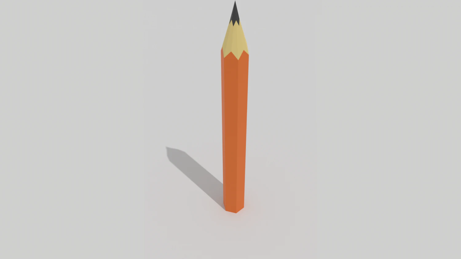 Pencil 3D Model .c4d .max .obj .3ds .fbx .stl .blend 