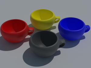 Cups 3Dモデル