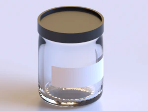 Leeres Glas 3D Modell